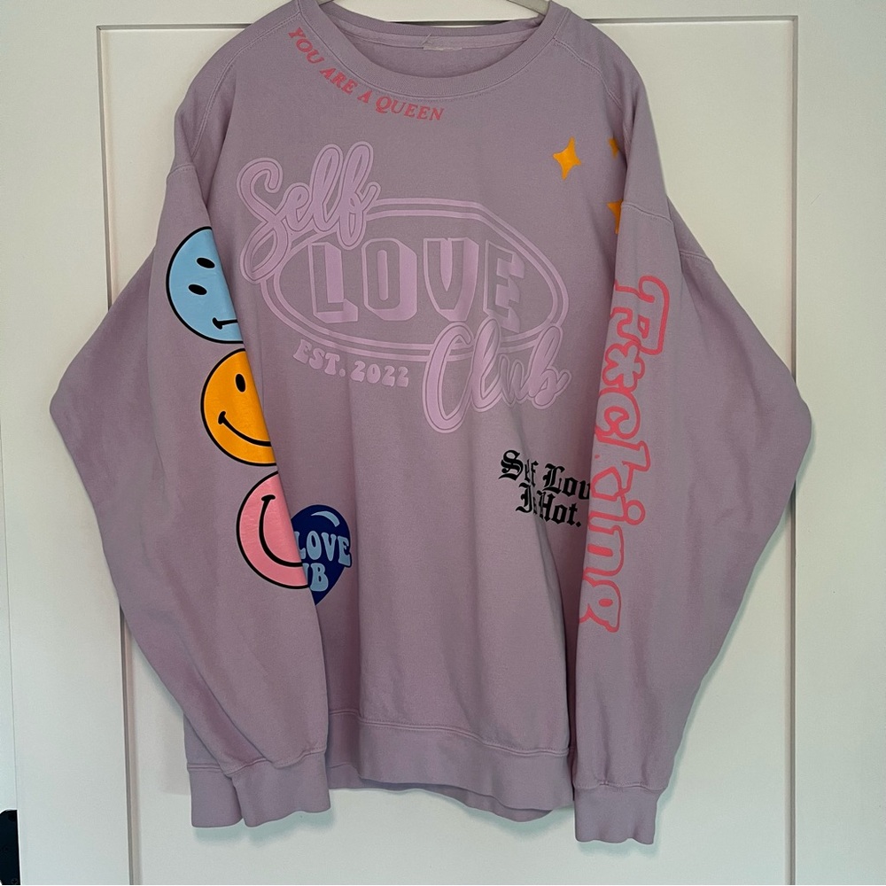 Lavender Crew Neck Sweater